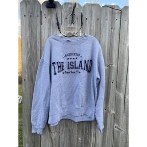 DIMCO Apparel The Island Pigeon Forge TN Gray Crewneck Sweatshirt XL Souvenir
